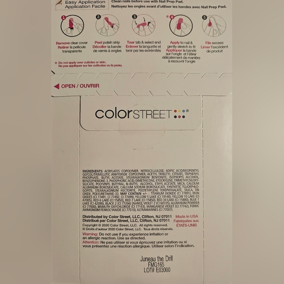 Color Street Juneau the Drill Nail Strips - Picture 5 of 6